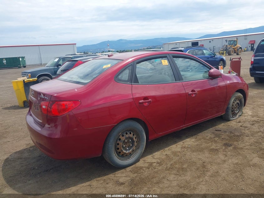 2007 Hyundai Elantra VIN KMHDU46D57U171817 IAAI salvage auction — NORMAL WEAR, Clear (Idaho), sold $100 on 2026-08-01 (photo 4)