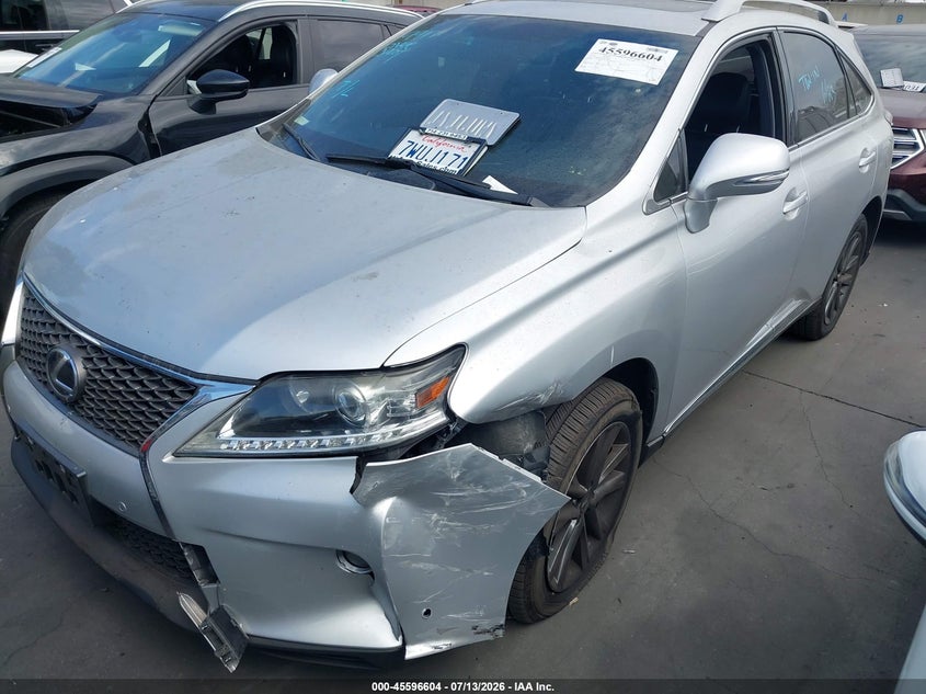 2013 Lexus Rx VIN 2T2BK1BA2DC194696 IAAI salvage auction — LEFT FRONT, Salvage Certificate (California), sold $6,900 on 2026-07-26 (photo 2)