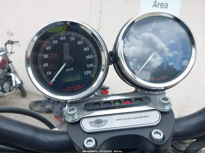 2003 Harley-davidson Xl1200 VIN 1HD1CHP123K413179 IAAI salvage auction — FRONT END, Salvage (New Hampshire), sold $950 on 2026-09-10 (photo 7)