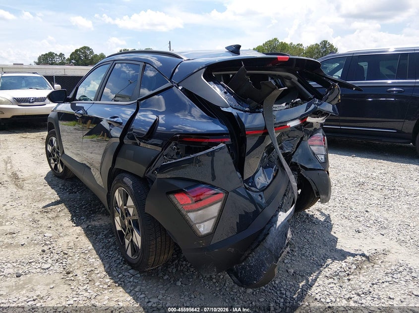2025 Hyundai Kona VIN KM8HB3AB9SU326658 IAAI salvage auction — REAR END, Salvage Title, sold $4,400 on 2026-07-15 (photo 3)