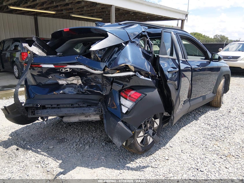 2025 Hyundai Kona VIN KM8HB3AB9SU326658 IAAI salvage auction — REAR END, Salvage Title, sold $4,400 on 2026-07-15 (photo 4)
