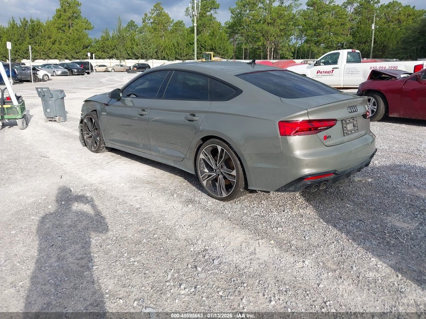 2023 Audi S5 VIN WAUC4CF51PA051238 IAAI salvage auction — FRONT END, Salvage Title, sold $20,275 on 2026-08-27 (photo 3)