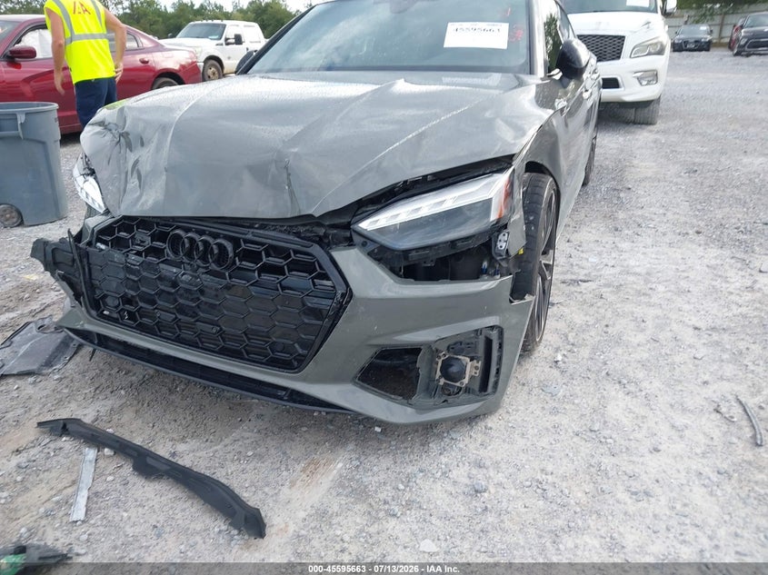 2023 Audi S5 VIN WAUC4CF51PA051238 IAAI salvage auction — FRONT END, Salvage Title, sold $20,275 on 2026-08-27 (photo 6)