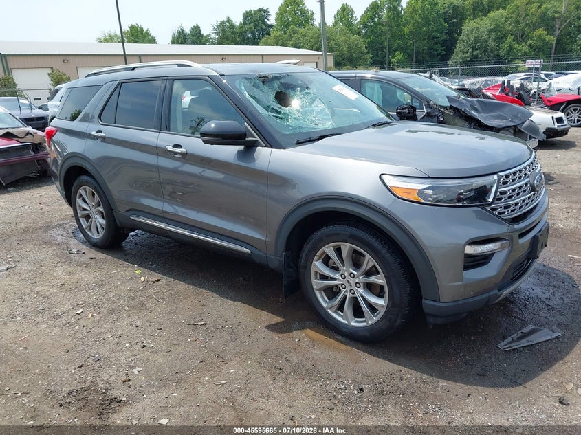 2022 Ford Explorer VIN 1FMSK8FH9NGB40038 — IAAI salvage auction photo