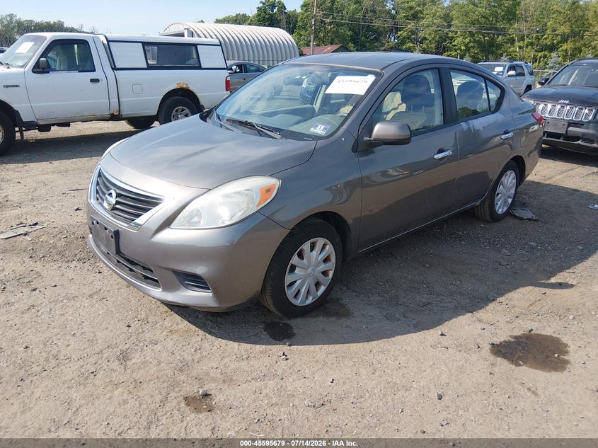 2012 Nissan Versa VIN 3N1CN7AP3CL820795 IAAI salvage auction — NORMAL WEAR, Clear (New Jersey), sold $1,025 on 2026-07-28 (photo 2)