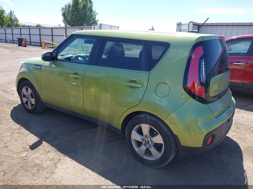 2018 Kia Soul VIN KNDJN2A2XJ7902097 IAAI salvage auction — NORMAL WEAR, Clear (Montana), sold $25 on 2026-07-28 (photo 3)