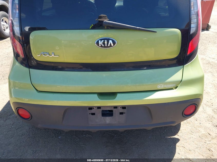 2018 Kia Soul VIN KNDJN2A2XJ7902097 IAAI salvage auction — NORMAL WEAR, Clear (Montana), sold $25 on 2026-07-28 (photo 6)