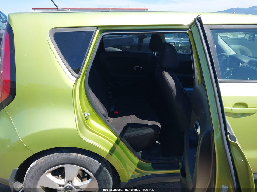 2018 Kia Soul VIN KNDJN2A2XJ7902097 IAAI salvage auction — NORMAL WEAR, Clear (Montana), sold $25 on 2026-07-28 (photo 8)