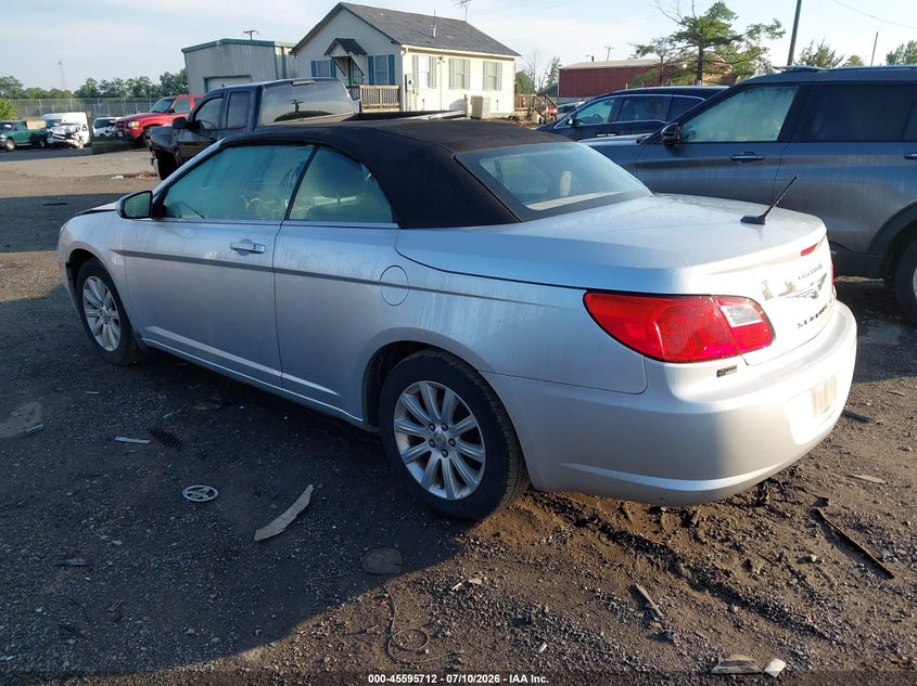 2010 Chrysler Sebring VIN 1C3BC5ED7AN142928 IAAI salvage auction — FRONT END, Clear (Virginia), sold $325 on 2026-08-19 (photo 3)