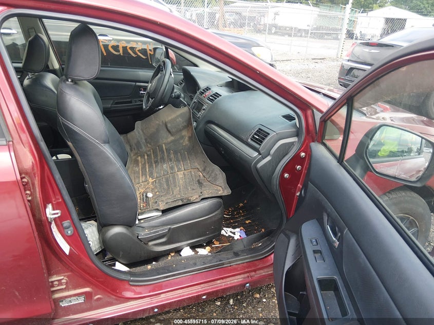 2012 Subaru Impreza VIN JF1GPAS60CH240887 IAAI salvage auction — NORMAL WEAR, Clear (Virginia), sold $375 on 2026-07-24 (photo 5)