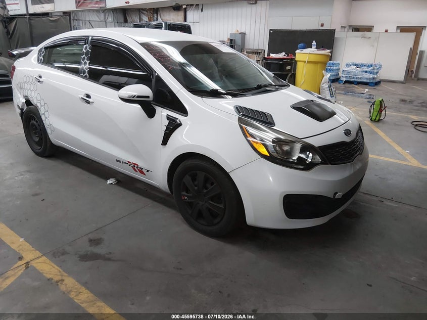 2013 Kia Rio VIN KNADM4A31D6170468 IAAI salvage auction — RIGHT SIDE, Salvage (Arizona), sold $775 on 2026-07-28 (photo 1)