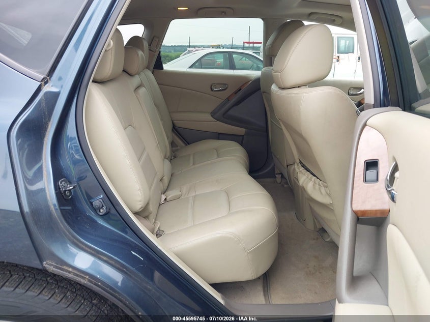 2011 Nissan Murano VIN JN8AZ1MW2BW173926 IAAI salvage auction — NORMAL WEAR, Clear (Pennsylvania), sold $275 on 2026-07-15 (photo 8)