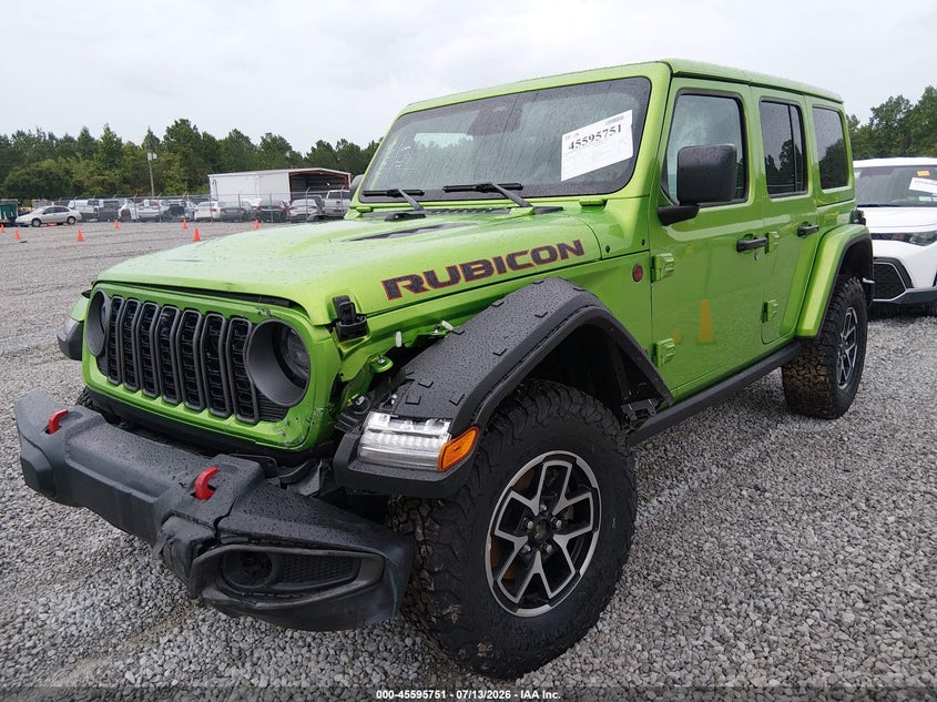 2026 Jeep Wrangler / VIN 1C4PJXFN9TW156823 IAAI salvage auction — LEFT FRONT, Salvage Title, sold $24,975 on 2026-07-29 (photo 2)