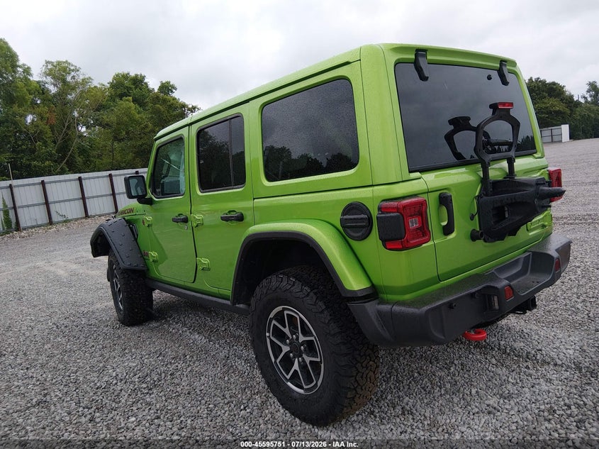 2026 Jeep Wrangler / VIN 1C4PJXFN9TW156823 IAAI salvage auction — LEFT FRONT, Salvage Title, sold $24,975 on 2026-07-29 (photo 3)