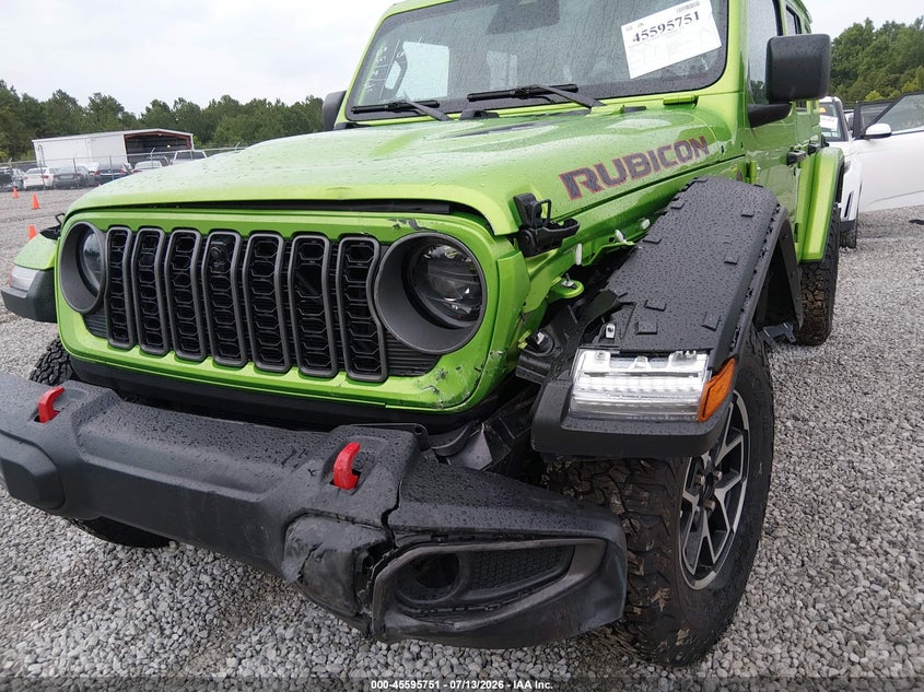 2026 Jeep Wrangler / VIN 1C4PJXFN9TW156823 IAAI salvage auction — LEFT FRONT, Salvage Title, sold $24,975 on 2026-07-29 (photo 6)