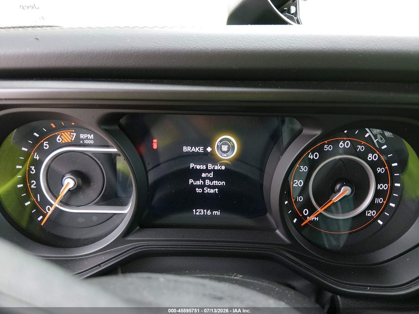 2026 Jeep Wrangler / VIN 1C4PJXFN9TW156823 IAAI salvage auction — LEFT FRONT, Salvage Title, sold $24,975 on 2026-07-29 (photo 7)