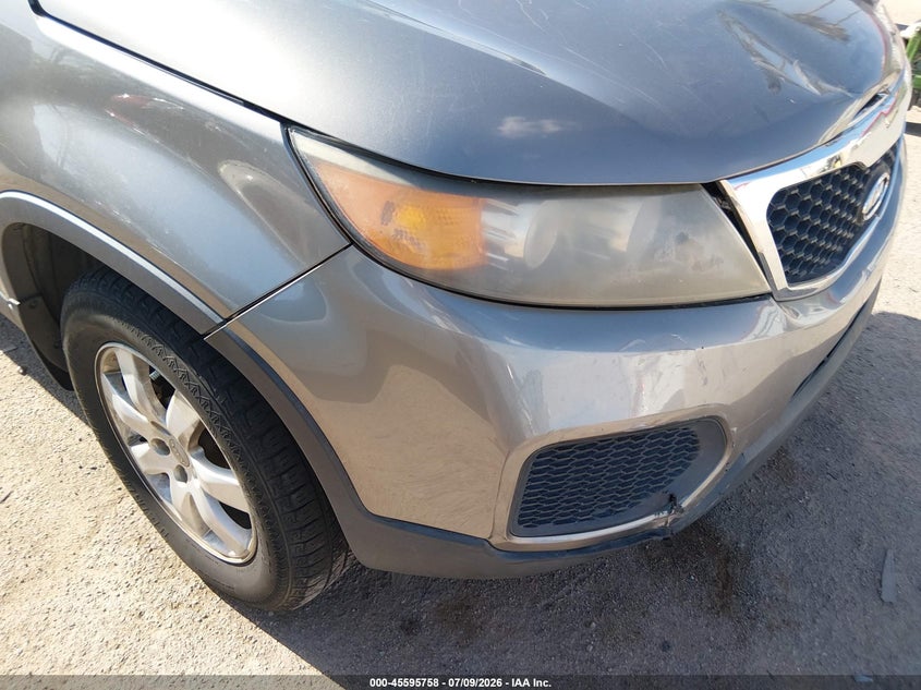 2012 Kia Sorento VIN 5XYKT3A1XCG300023 IAAI salvage auction — FRONT END, Salvage Title, sold $700 on 2026-07-23 (photo 6)
