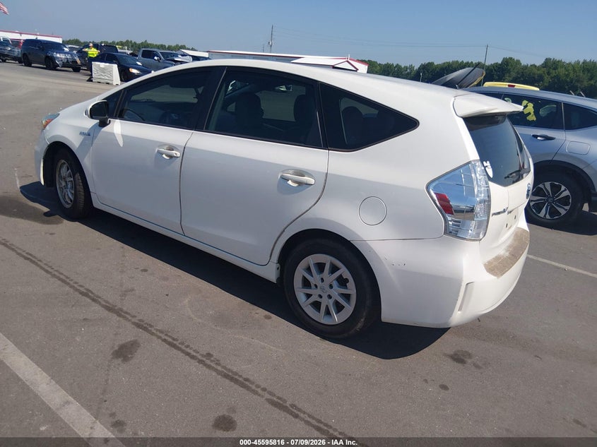 2013 Toyota Prius v VIN JTDZN3EU2D3286167 IAAI salvage auction — NORMAL WEAR, Clear (North Carolina), sold $2,900 on 2026-07-15 (photo 3)