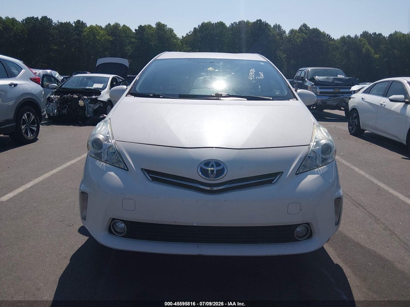 2013 Toyota Prius v VIN JTDZN3EU2D3286167 IAAI salvage auction — NORMAL WEAR, Clear (North Carolina), sold $2,900 on 2026-07-15 (photo 6)