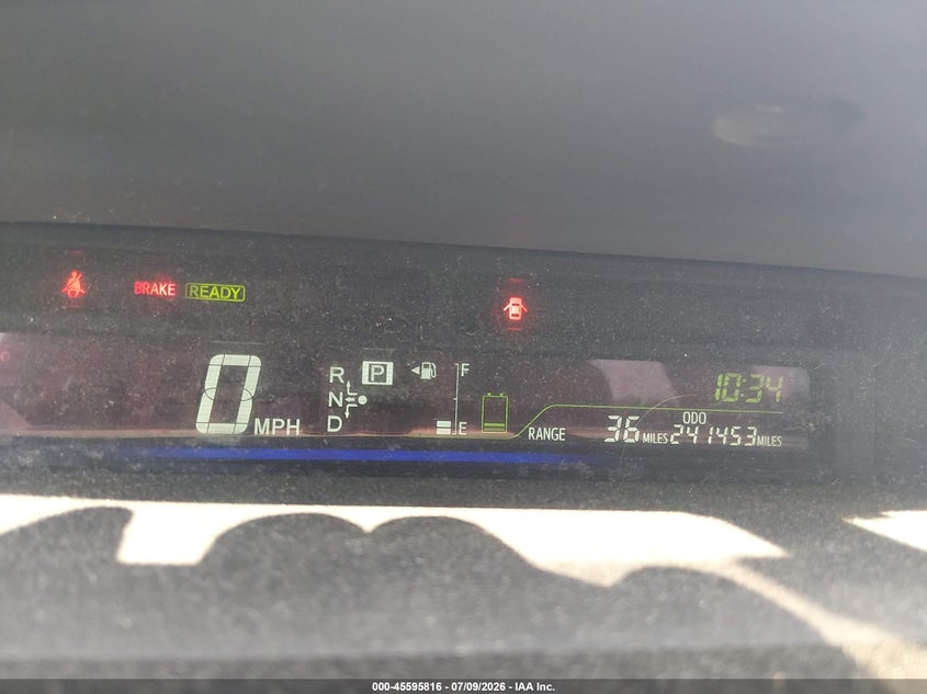 2013 Toyota Prius v VIN JTDZN3EU2D3286167 IAAI salvage auction — NORMAL WEAR, Clear (North Carolina), sold $2,900 on 2026-07-15 (photo 7)