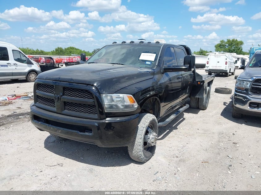 2013 Ram 3500 VIN 3C63RRGL7DG616200 IAAI salvage auction — RIGHT REAR, Original (Texas), sold $8,000 on 2026-08-01 (photo 2)