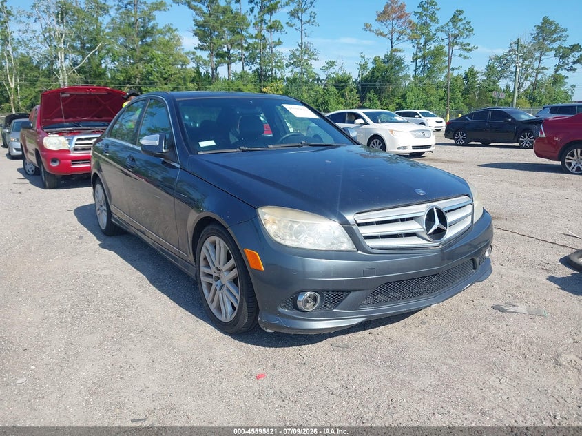 2009 Mercedes-benz C class VIN WDDGF54X69R042138 IAAI salvage auction — NORMAL WEAR, Clear (Florida), sold $425 on 2026-07-28 (photo 1)