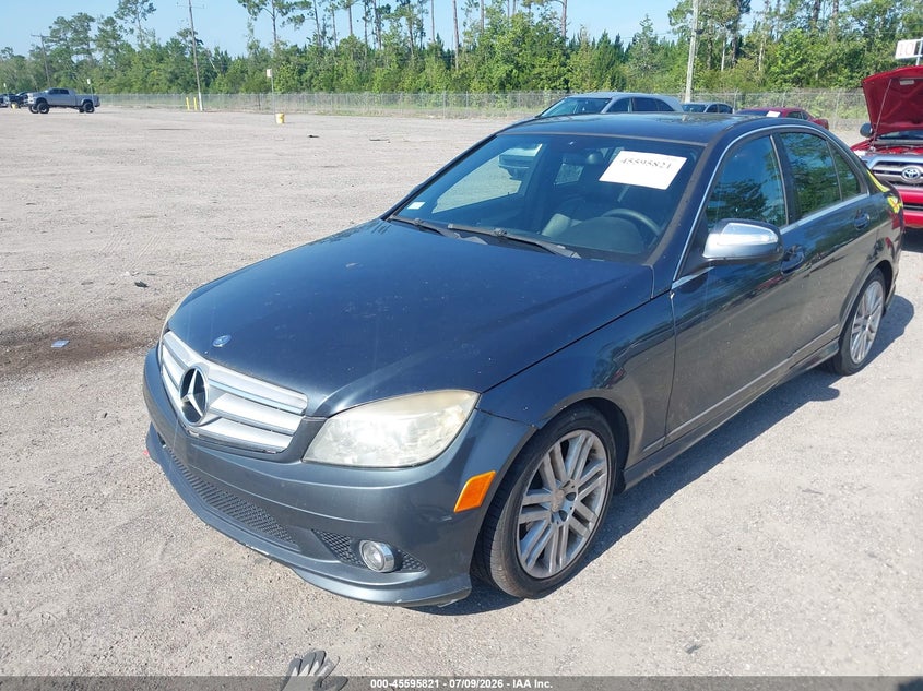 2009 Mercedes-benz C class VIN WDDGF54X69R042138 IAAI salvage auction — NORMAL WEAR, Clear (Florida), sold $425 on 2026-07-28 (photo 2)
