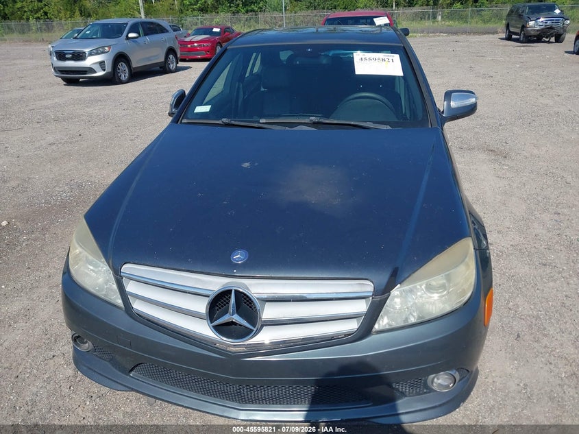 2009 Mercedes-benz C class VIN WDDGF54X69R042138 IAAI salvage auction — NORMAL WEAR, Clear (Florida), sold $425 on 2026-07-28 (photo 6)