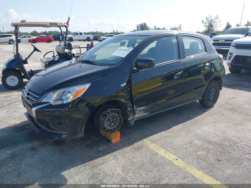 2024 Mitsubishi Mirage VIN ML32AUHJ4RH007903 IAAI salvage auction — SIDE, Enterprise Vehicles Salvage Only (Florida), sold $2,150 on 2026-07-23 (photo 2)
