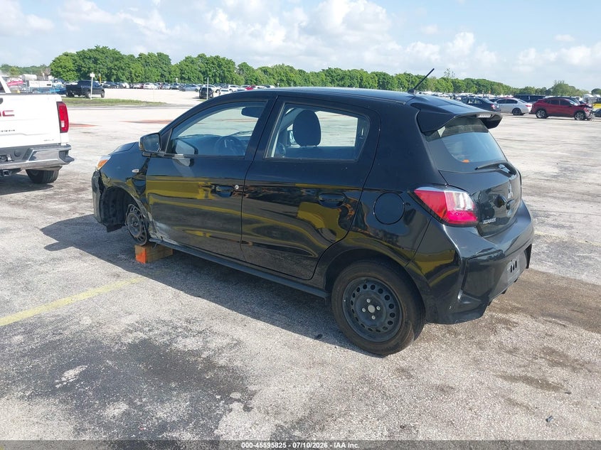 2024 Mitsubishi Mirage VIN ML32AUHJ4RH007903 IAAI salvage auction — SIDE, Enterprise Vehicles Salvage Only (Florida), sold $2,150 on 2026-07-23 (photo 3)