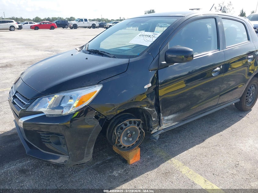 2024 Mitsubishi Mirage VIN ML32AUHJ4RH007903 IAAI salvage auction — SIDE, Enterprise Vehicles Salvage Only (Florida), sold $2,150 on 2026-07-23 (photo 6)