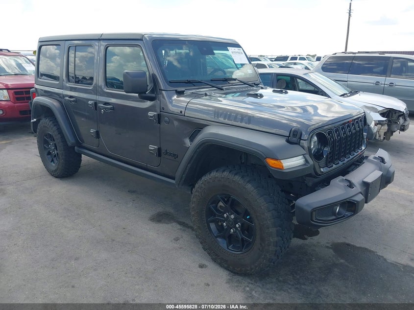 2024 Jeep Wrangler / VIN 1C4PJXDG0RW354834 — IAAI salvage auction photo
