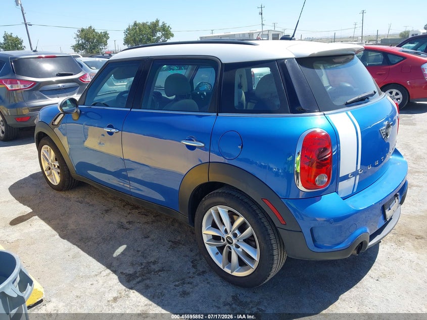 2014 Mini Countryman VIN WMWZC3C53EWP25956 IAAI salvage auction — NORMAL WEAR, Clear - Dealer Only (California), sold $1,000 on 2026-07-23 (photo 3)