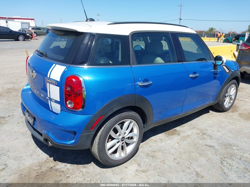 2014 Mini Countryman VIN WMWZC3C53EWP25956 IAAI salvage auction — NORMAL WEAR, Clear - Dealer Only (California), sold $1,000 on 2026-07-23 (photo 4)