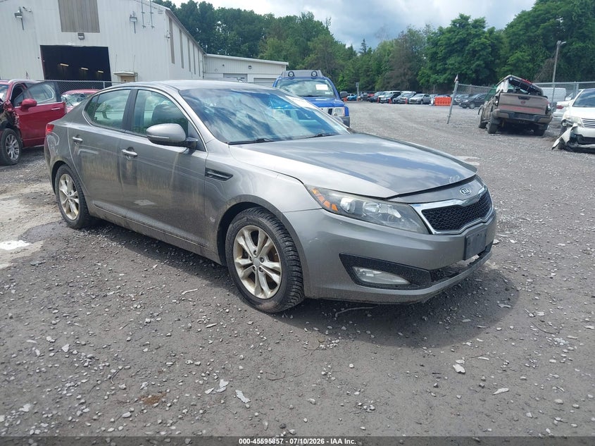 2012 Kia Optima VIN 5XXGN4A76CG028715 IAAI salvage auction — NORMAL WEAR, Clear (New York), sold $150 on 2026-07-28 (photo 1)
