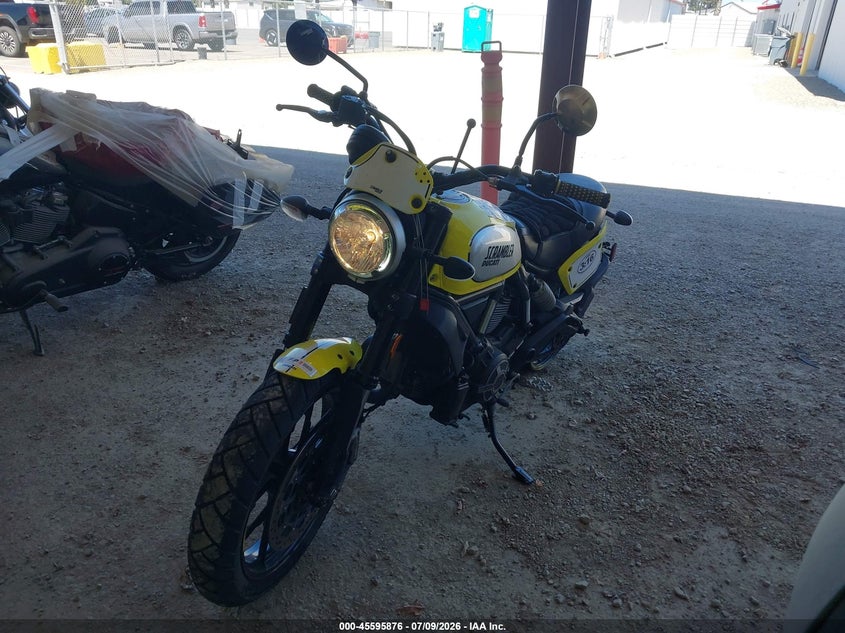 2016 Ducati Scrambler VIN ZDM15ANM2GB014296 IAAI salvage auction — REAR END, Wait Title, sold $1,150 on 2026-08-18 (photo 2)