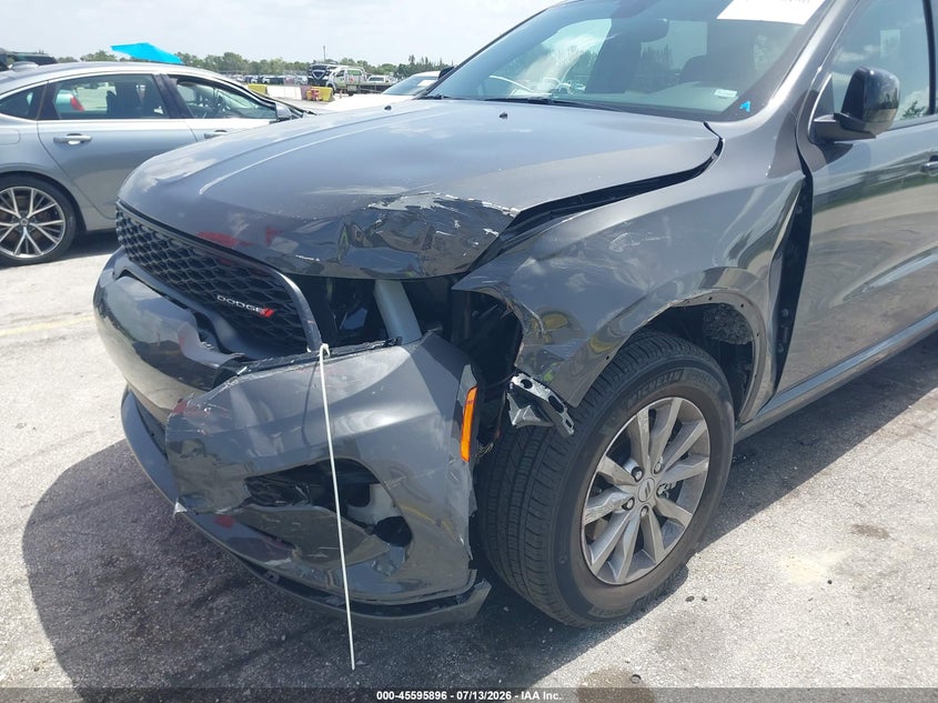 2026 Dodge Durango VIN 1C4RDHDG6TC225544 IAAI salvage auction — LEFT FRONT, Clear (Georgia), sold $20,500 on 2026-07-26 (photo 6)