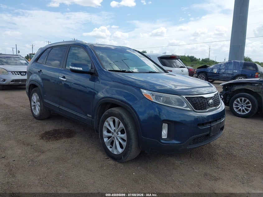 2014 Kia Sorento VIN 5XYKUDA76EG452777 IAAI salvage auction — RIGHT SIDE, Original (Texas), sold $1,450 on 2026-07-14 (photo 1)