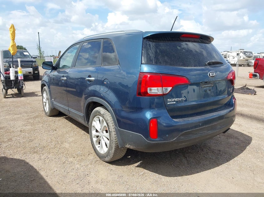 2014 Kia Sorento VIN 5XYKUDA76EG452777 IAAI salvage auction — RIGHT SIDE, Original (Texas), sold $1,450 on 2026-07-14 (photo 3)