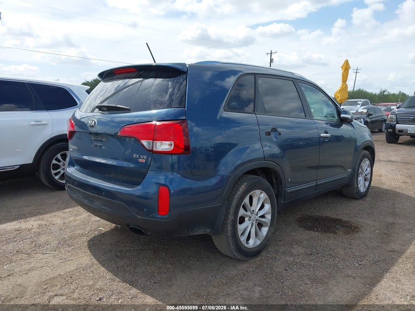 2014 Kia Sorento VIN 5XYKUDA76EG452777 IAAI salvage auction — RIGHT SIDE, Original (Texas), sold $1,450 on 2026-07-14 (photo 4)