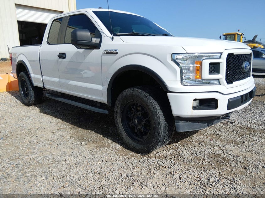 2018 Ford F-150 VIN 1FTEX1EP7JFB51266 IAAI salvage auction — WATER/FLOOD, Wait Title, sold $4,050 on 2026-09-29 (photo 1)