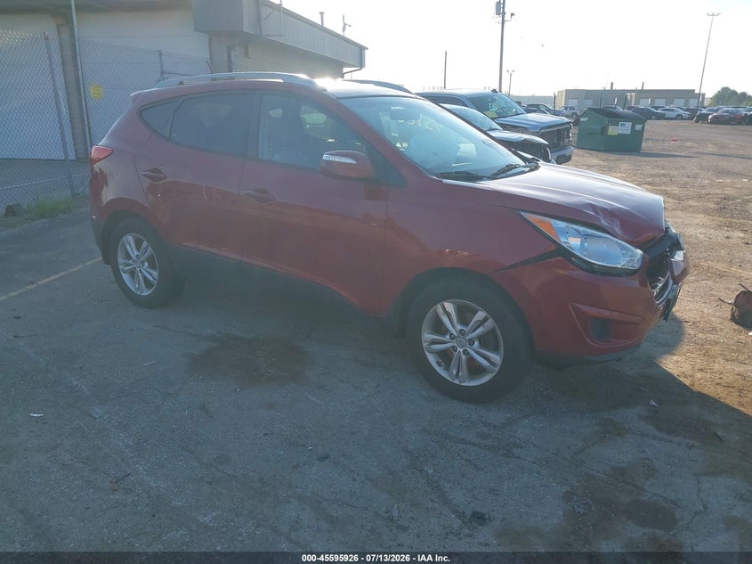 2012 Hyundai Tucson VIN KM8JUCAC7CU509983 IAAI salvage auction — FRONT END, Junk Bill Of Sale Mv2459 (Wisconsin), sold $400 on 2026-07-30 (photo 1)