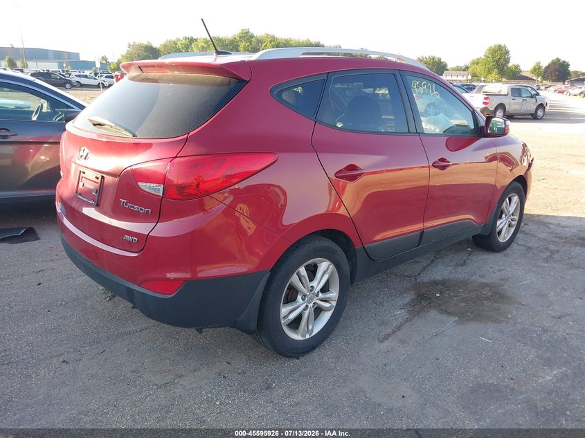 2012 Hyundai Tucson VIN KM8JUCAC7CU509983 IAAI salvage auction — FRONT END, Junk Bill Of Sale Mv2459 (Wisconsin), sold $400 on 2026-07-30 (photo 4)