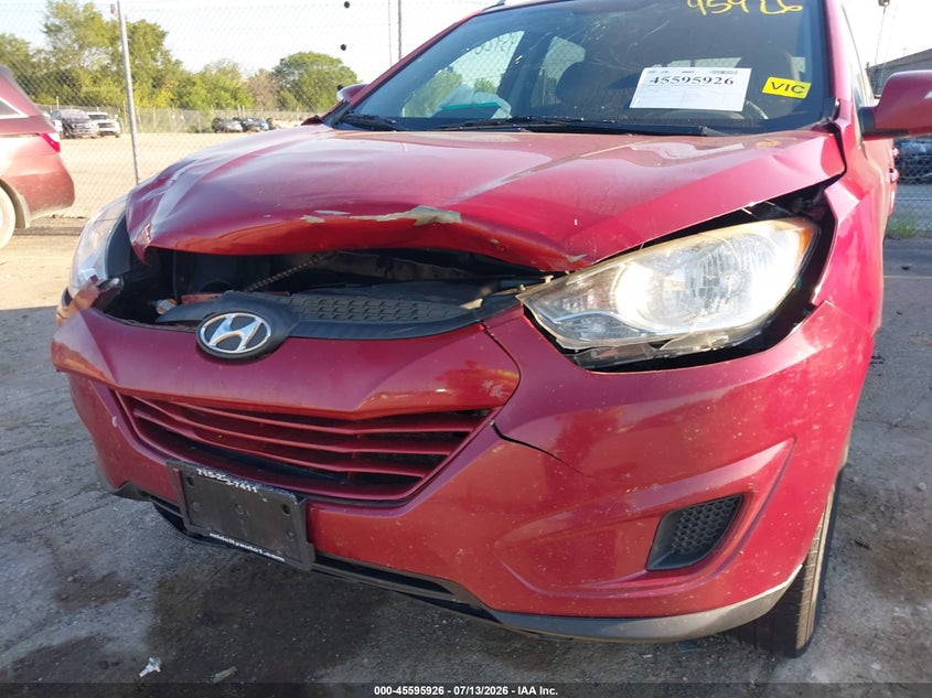 2012 Hyundai Tucson VIN KM8JUCAC7CU509983 IAAI salvage auction — FRONT END, Junk Bill Of Sale Mv2459 (Wisconsin), sold $400 on 2026-07-30 (photo 6)