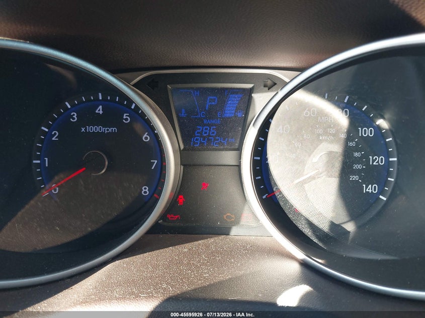 2012 Hyundai Tucson VIN KM8JUCAC7CU509983 IAAI salvage auction — FRONT END, Junk Bill Of Sale Mv2459 (Wisconsin), sold $400 on 2026-07-30 (photo 7)