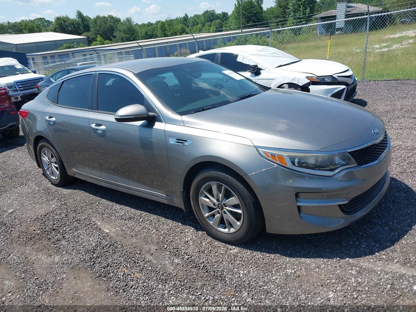 2016 Kia Optima VIN 5XXGT4L3XGG116592 IAAI salvage auction — NORMAL WEAR, Clear (South Carolina), sold $1,150 on 2026-07-21 (photo 1)