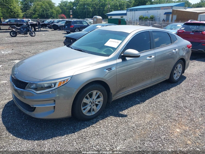 2016 Kia Optima VIN 5XXGT4L3XGG116592 IAAI salvage auction — NORMAL WEAR, Clear (South Carolina), sold $1,150 on 2026-07-21 (photo 2)