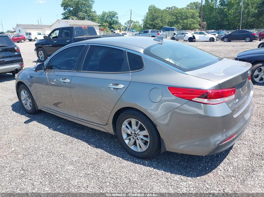 2016 Kia Optima VIN 5XXGT4L3XGG116592 IAAI salvage auction — NORMAL WEAR, Clear (South Carolina), sold $1,150 on 2026-07-21 (photo 3)