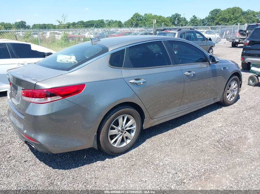 2016 Kia Optima VIN 5XXGT4L3XGG116592 IAAI salvage auction — NORMAL WEAR, Clear (South Carolina), sold $1,150 on 2026-07-21 (photo 4)