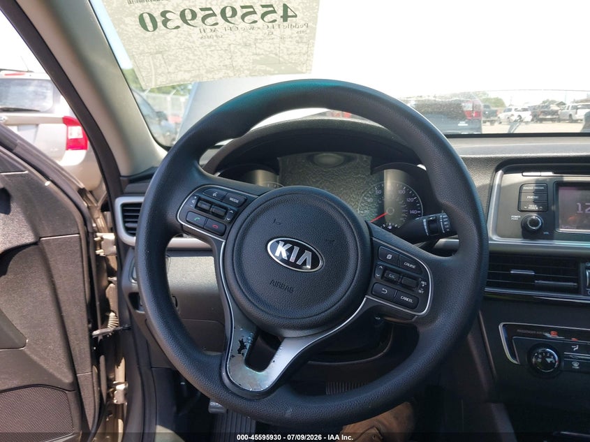 2016 Kia Optima VIN 5XXGT4L3XGG116592 IAAI salvage auction — NORMAL WEAR, Clear (South Carolina), sold $1,150 on 2026-07-21 (photo 6)